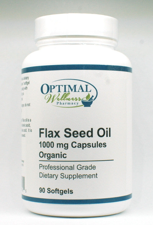 Flax Seed Oil (1000 mg / 100% Organic / Lignan Rich Virgin Oil)