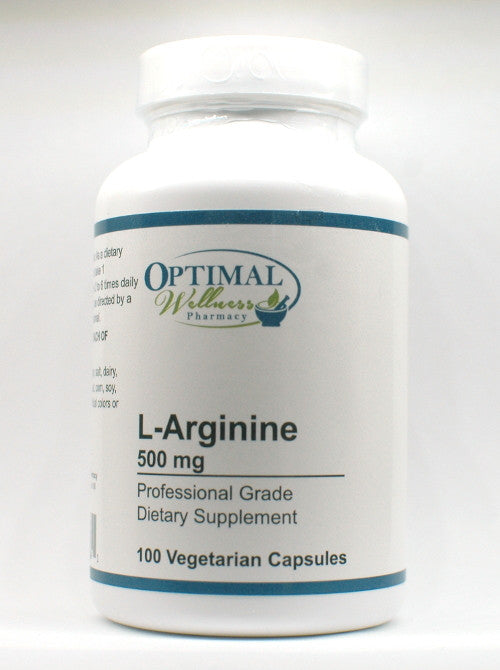 L-Arginine 500 mg (Supports Nitric Oxide Formation)