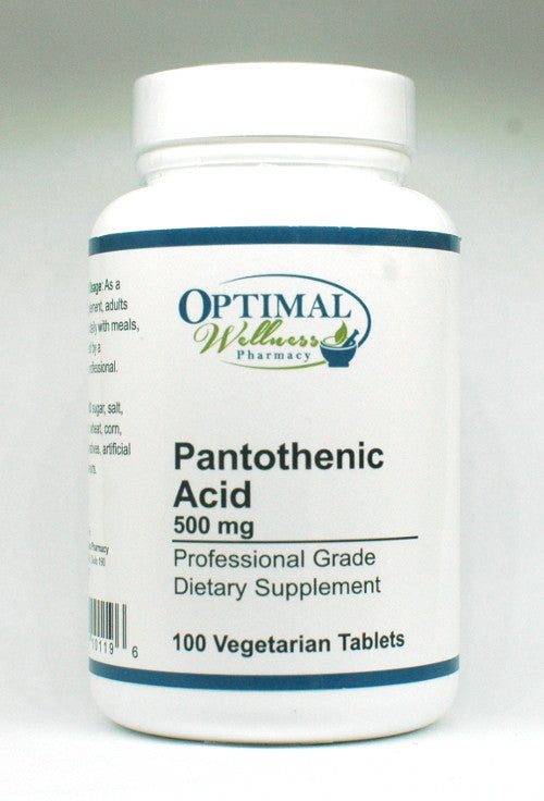 Pantothenic Acid 500 mg