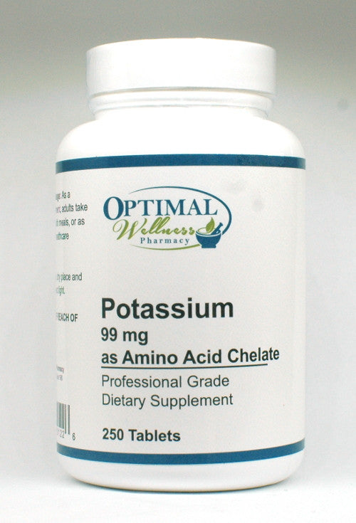 Potassium 99 mg as Amino Acid Chelate