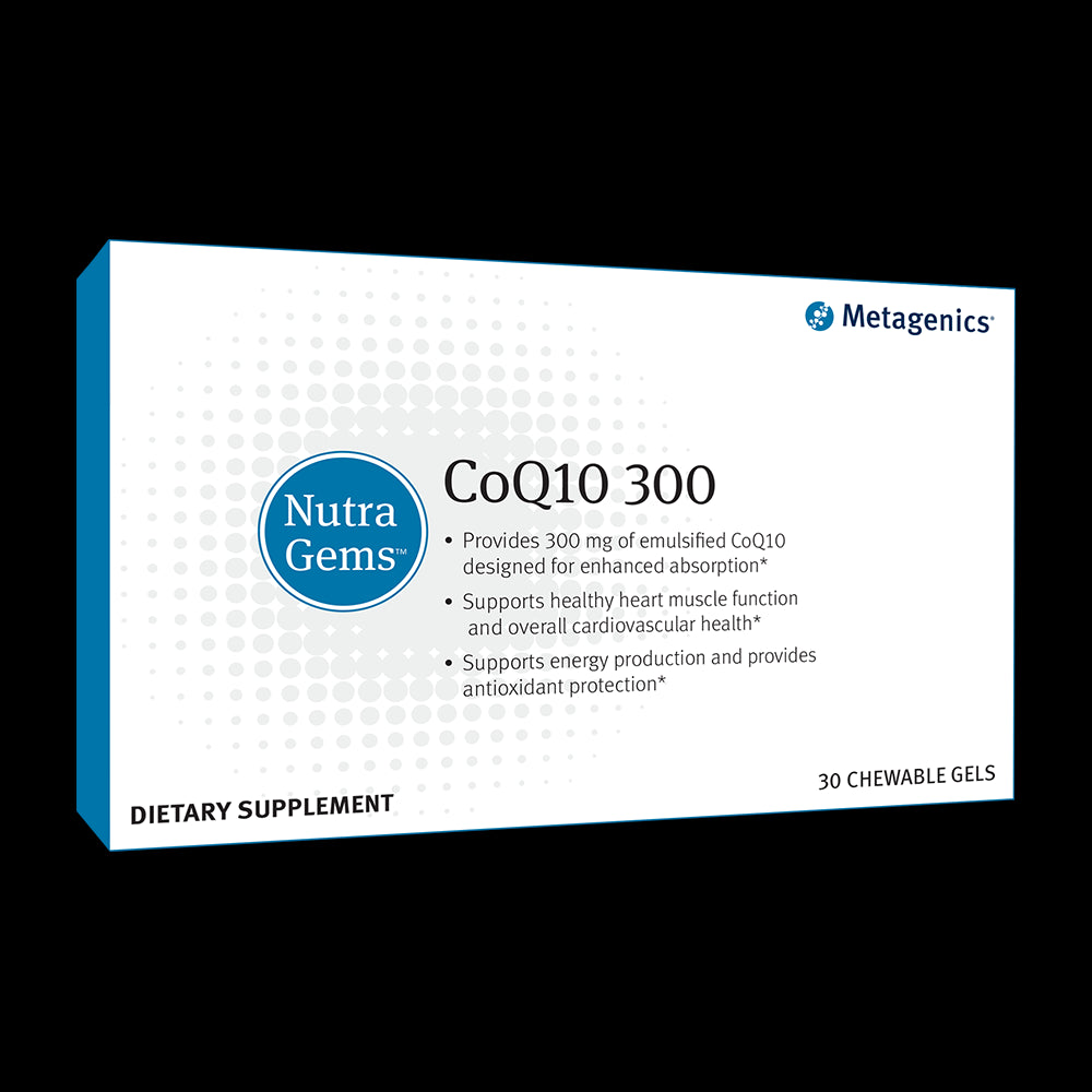 NutraGems COQ10 300 (Please contact us or create a Fullscript account at https://us.fullscript.com/welcome/kdiep-kwei to order)