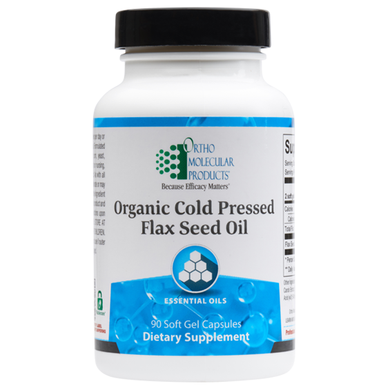 Organic Cold Pressed Flax Seed Oil (Please contact us or create a Fullscript account at https://us.fullscript.com/welcome/kdiep-kwei to order)