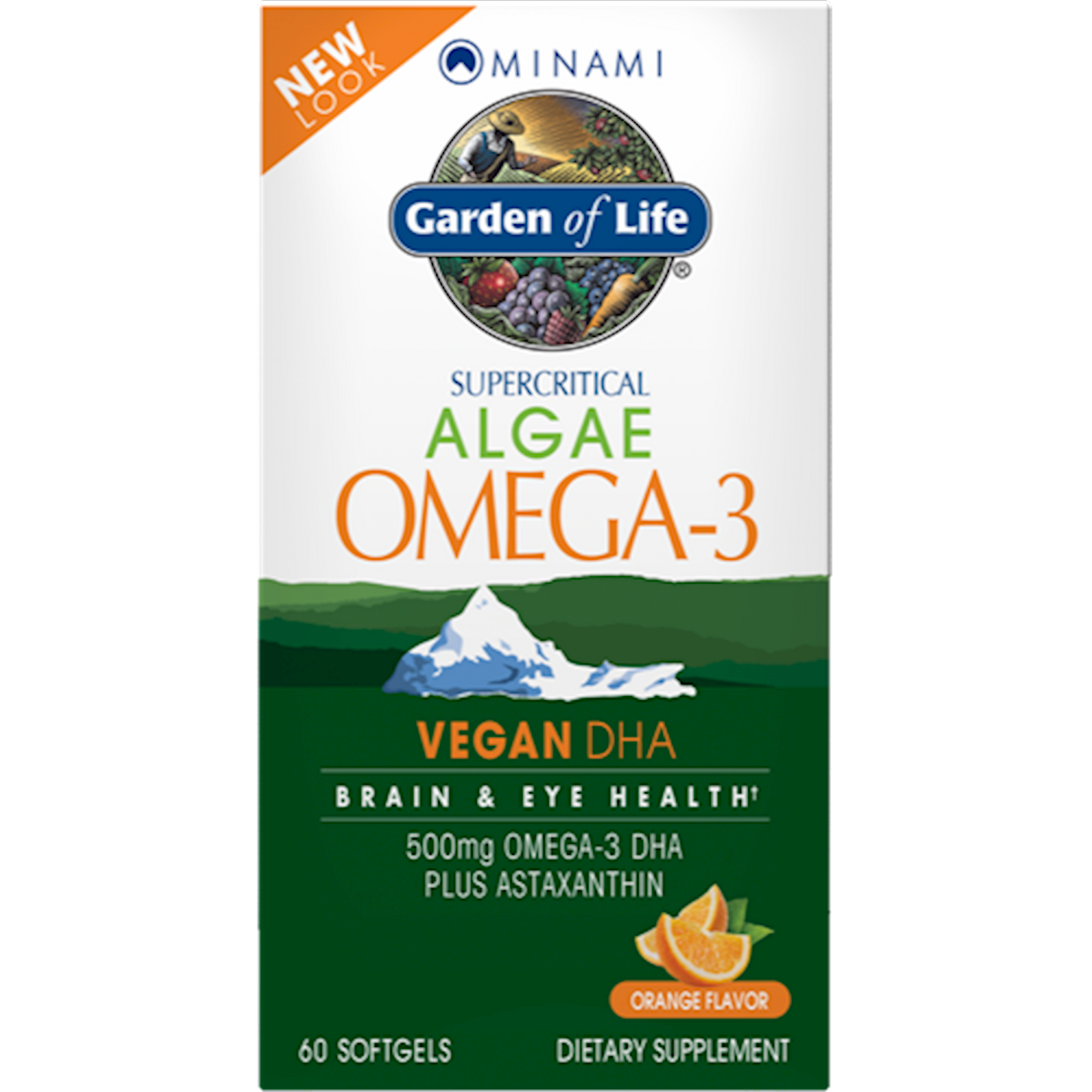Min Algae Omega-3 Vegan DHA 60 softgels